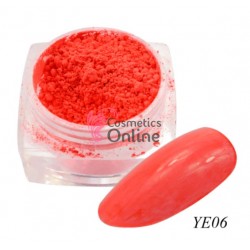 Pigment Matt Neon Amelie pentru unghii Cod NADP016EE - Orange Dark